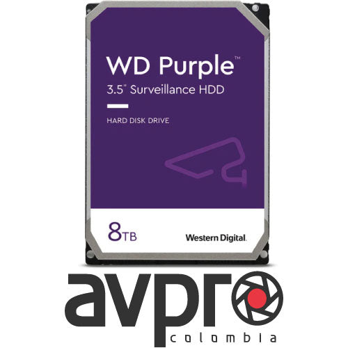 WD 8TB Purple 7200 rpm SATA III 3.5" Internal Surveillance Hard Drive (OEM)