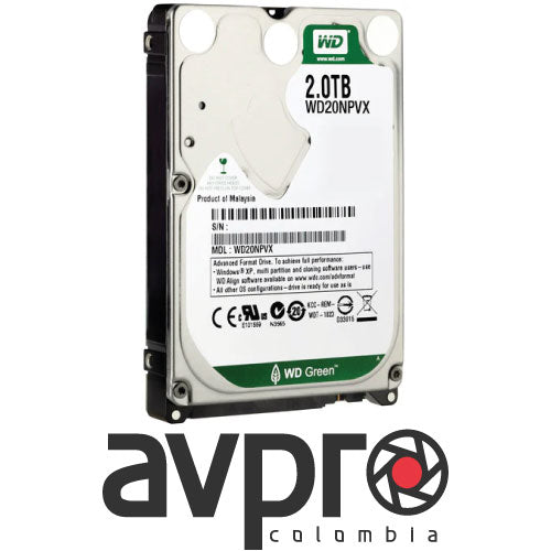 WD 2TB Green 2.5" SATA 6Gbps OEM Internal Hard Drive