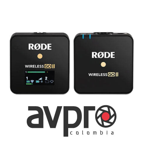 RODE Wireless GO II Single Compact Digital Wireless Microphone System/Recorder (2.4 GHz, Black)