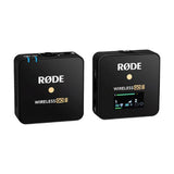 RODE Wireless GO II Single Compact Digital Wireless Microphone System/Recorder (2.4 GHz, Black)