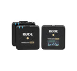 RODE Wireless GO II 2-Person Compact Digital Wireless Microphone System/Recorder (2.4 GHz, Black)