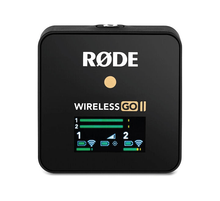 RODE Wireless GO II 2-Person Compact Digital Wireless Microphone System/Recorder (2.4 GHz, Black)